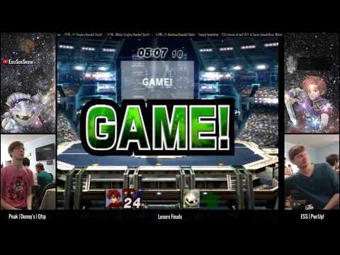 Simply Smashing #1: Peak | Denny's | Qtip (Meta Knight) vs. ESS | PwrUp! (Roy) - LF - P+