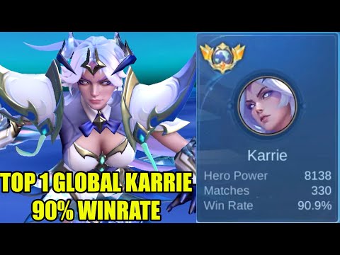 Learn from top 1 global Karrie, 90% win rate build is dangerous if copied by the public, auto ran...