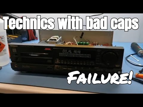 How to - Fixing a Classic Technics SL-P990 Flagship CD player that won`t spin discs