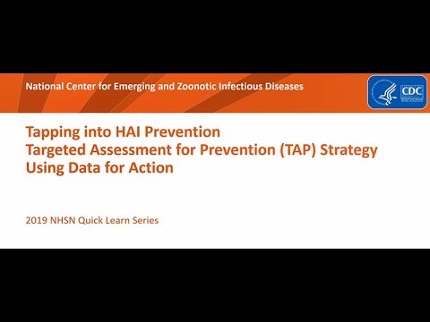 Tapping into HAI Prevention Targeted Assessment for Prevention (TAP) Strategy Using Data for Action