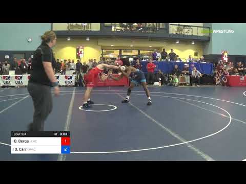 2018 FS WTT Challenge/UWW Juniors 70 Finals - Brady Berge (NLWC) Vs. David Carr (TMWC).mp4