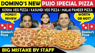 Domino's PUJO SPECIAL Pizza ! Dominos Kosha Veg Pizza ! Kasundi Veg Pizza ! Malai Paneer Pizza