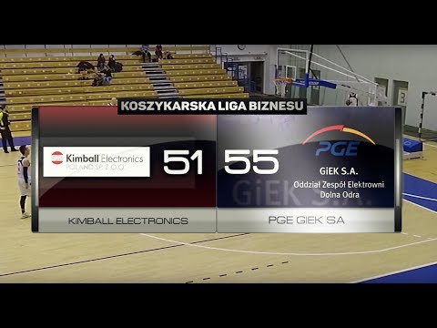 Kimball Electronics vs PGE GIEK SA - XIV kolejka - Poznań - Koszykarska Liga Biznesu