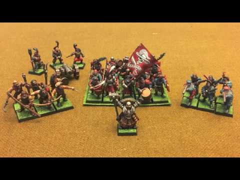 Warhammer Fantasy 8th ed Battle Report - 500pts Empire vs Orcs & Goblins