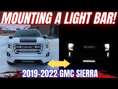 The Perfect OEM-Style Light Bar Install on a 2019-2023 GMC Sierra AT4, Denali! Non-refresh