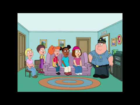 That time Peter was a stripper at Meg's party | Family Guy