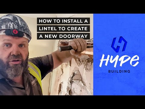 How to Install a Lintel to Create a New Doorway