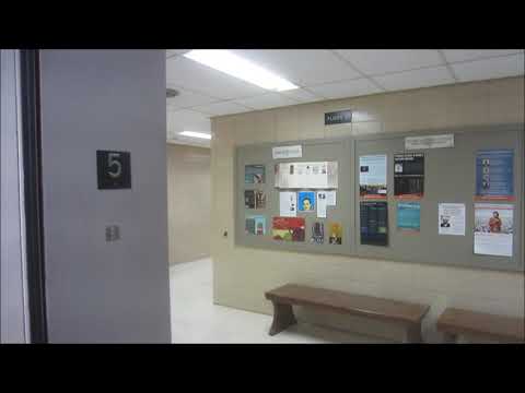 Vintage Dover & Modernized EMR Traction Elevator at Calhoun Hall.