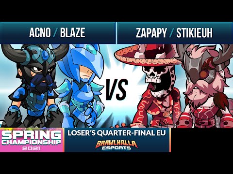 Acno & Blaze vs Zapapy & Stikieuh - Loser's Quarter-Final - Spring Championship 2021 - EU 2v2