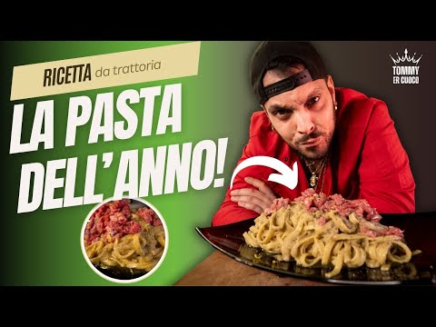 Ricetta FETTUCCINE CREMA DI PUNTARELLE E TARTARE DI SCOTTONA