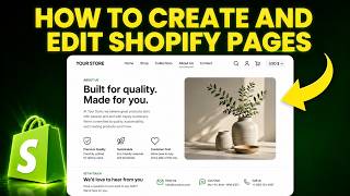 How to Create & Edit Pages on Shopify (Full Tutorial)