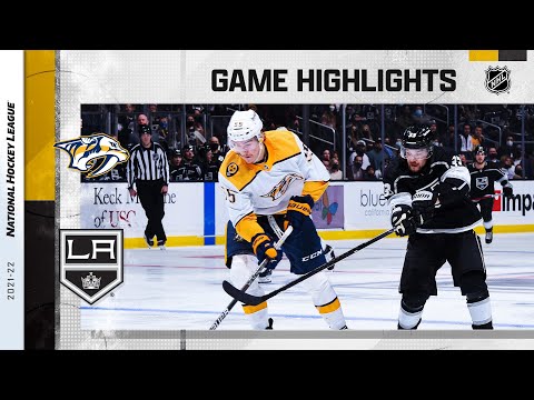 Predators @ Kings 1/6/22 | NHL Highlights
