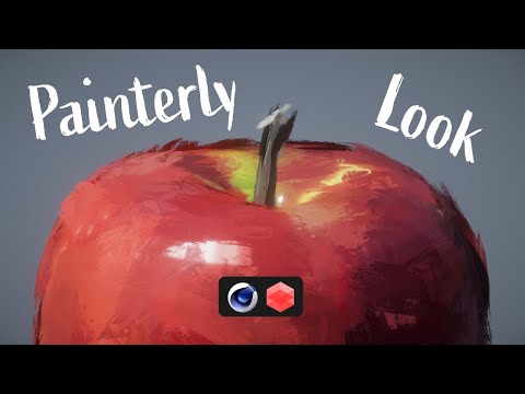 Super easy PAINTERLY Look | Cinema 4D & Redshift