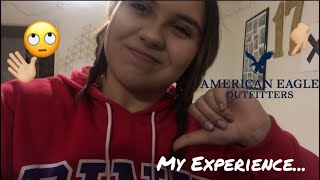 MY JOB EXPERIENCE AT AMERICAN EAGLE (FIRST JOB EVER) | STORY TIME