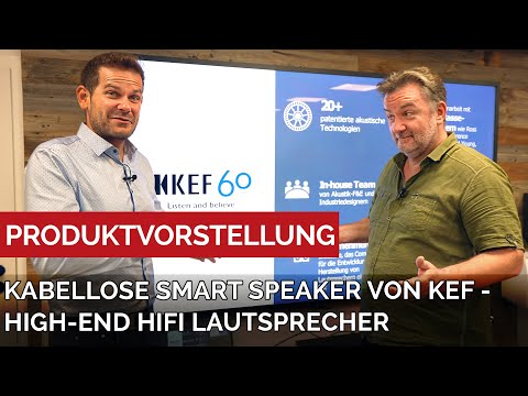 Kabellose SMART SPEAKER KEF LS 50 Wireless II -Hifi LAUTSPRECHER und SOUNDBAR in einem.