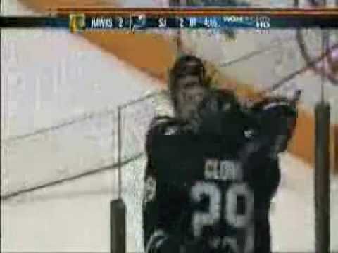 Joe Thornton Goal 11-26-08 vs. Chicago Blackhawks