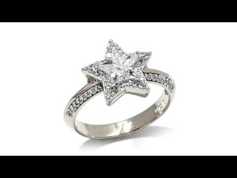 Kristin Chenoweth "Lookahead" Faceted Star Pav Ring