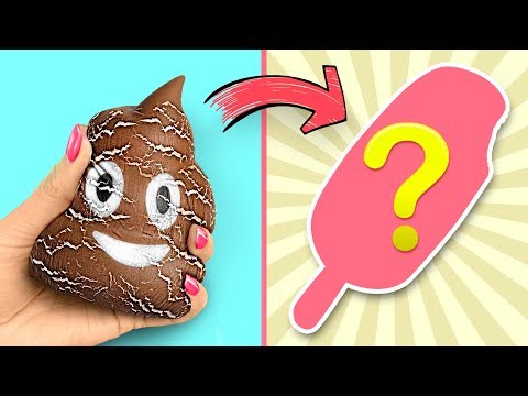 Squishy Makeovers: Fixing My Squishies / 9 Awesome Squishy Hacks Video