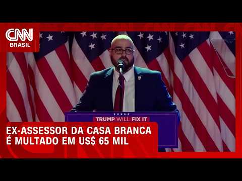 Ex-funcionário de Trump é multado por lucrar com informações privilegiadas | CNN AGORA