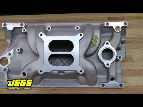 JEGS Intake Manifold for Small Block Chevy with 1996-2002 Vortec L31 Cast Iron Heads 555-513002