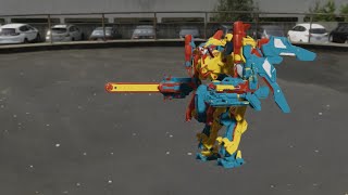 Custom Gundam-Style Robot Build in Model Builder