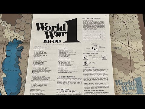 World War 1: 1914 -1918 (SPI) - Exploration and Overview