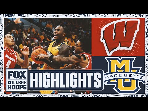 No. 11 Wisconsin Badgers vs. No. 5 Marquette Golden Eagles Highlights | FOX College Hoops