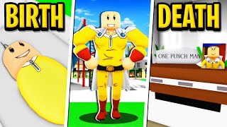 Birth To Death: ONE PUNCH MAN in Roblox BROOKHAVEN