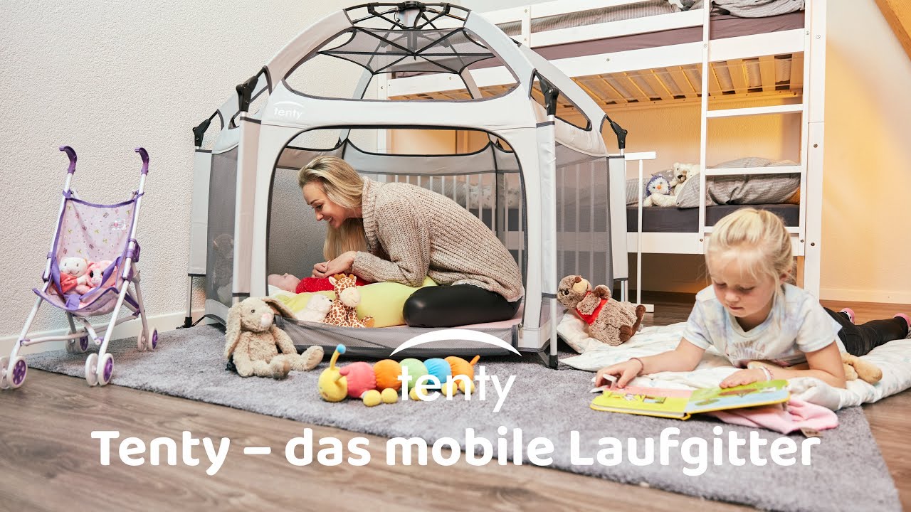 tenty Laufgitter Set Schwarz/Rosa tenty Laufgitter Set Schwarz/Rosa