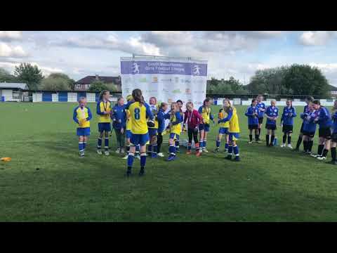 Celebrations after winning SMGFL Challenge Cup 2019