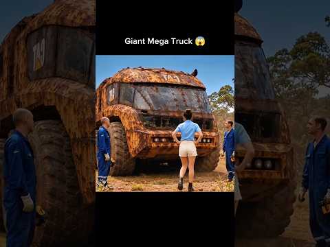 Restoring a Giant Rusted Mega Truck 😱 #truck #restoration #asmr #shorts