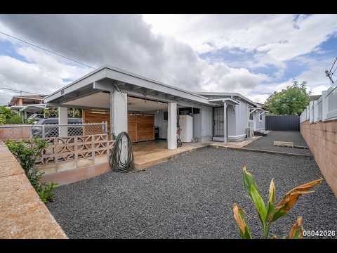 1bd 1ba with Parking - Dogs negotiable $2350 94-1167 Kahuahale St property video