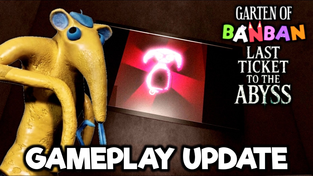 Garten of Banban 9 New Update Gameplay - Walking in the Abyss and Meeting Flumban (Fangame)