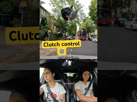 How to use SLOW clutch control #driving #car #manual #clutch #gear #control #learn #howto #london