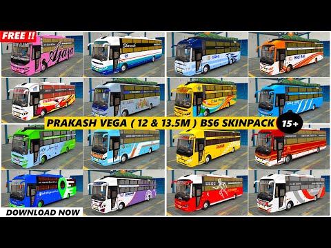 Prakash Vega BS6 Sleeper bus skinpack video thumbnail