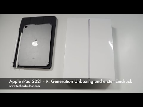 Apple iPad 2021 - 9. Generation Unboxing und erster Eindruck