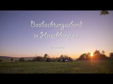 Timelapse // Beobachtungsabend in Hirschberglein bei super Wetter