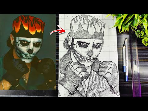 Talwiinder Drawing, How to Draw Talwiinder Singh, Talwinder  Face Outline Tutorial Step by Step