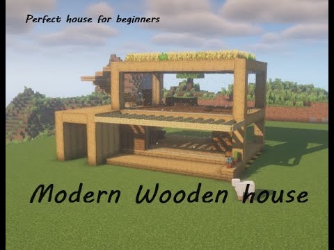 Sick Modern Wooden House Build - Perfect for Minecraft Survival!