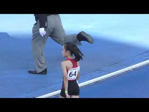 5年生100m女子決勝 東京都小学生陸上競技交流大会 2020年9月21日 