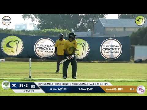 MOM: M.Khan - CEC vs CMC | Highlights | CCA BAO Financial T20 Cup | European Cricket Series 2020