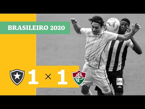 Botafogo 1 x 1 Fluminense - Gols - 04/10 - Brasileirão 2020