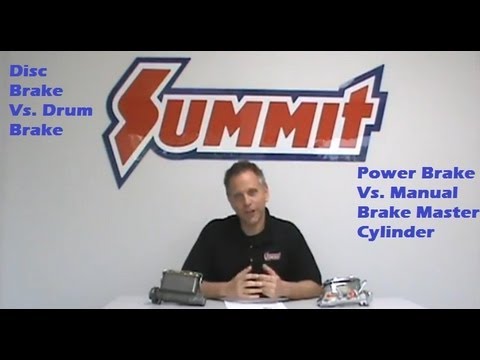 Disc Brake vs Drum Brake & Power Brake vs Manual Brake Master Cylinders - Summit Racing Quick Flicks