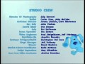 Blue S Clues Blue S Big Holiday VHS Closing Credits 2001