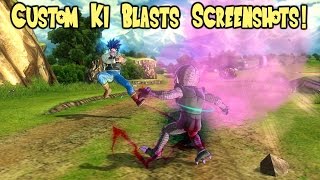 Xenoverse 2 | Custom Ki Blasts Screenshots! Everyone Can Use Freeze Ki Blast?!