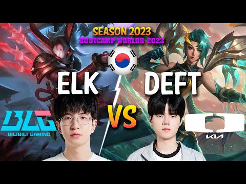 BLG Elk vs DK Deft - Elk KALISTA vs Deft KAI'SA ADC - Patch 13.20 KR Ranked