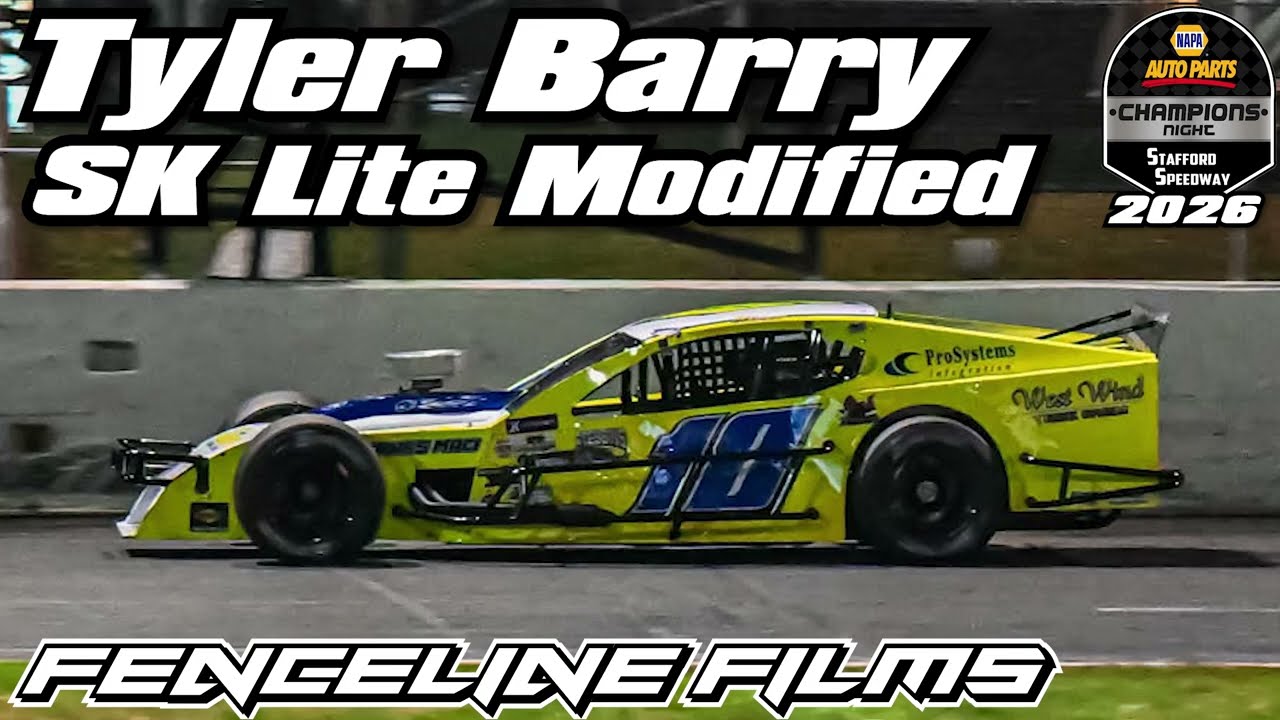 Tyler Barry SK Lite Champions Night Stafford Speedway 2026