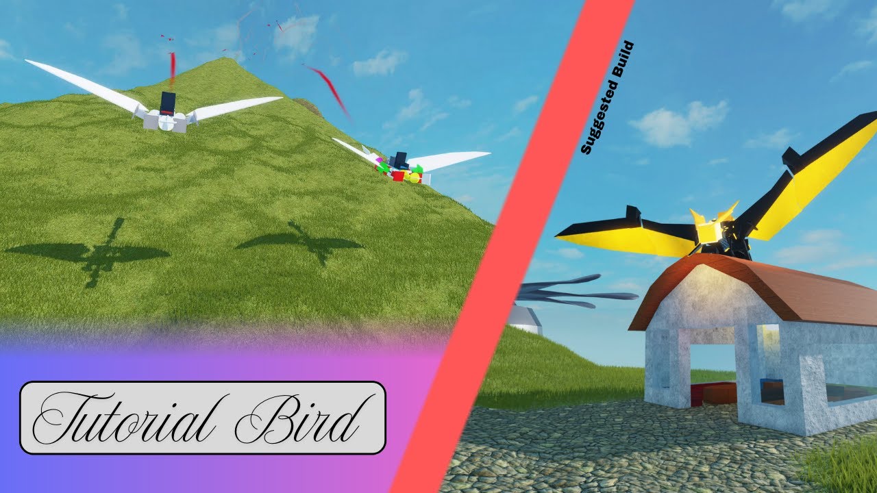 Basic Bird Ornithopter Mechanism | Plane Crazy | Bonus Dragon Example
