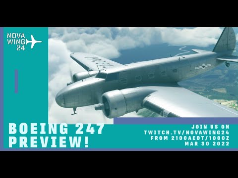 Adventures With Microsoft Flight Simulator! Livestream Recap - Boeing 247 Preview!