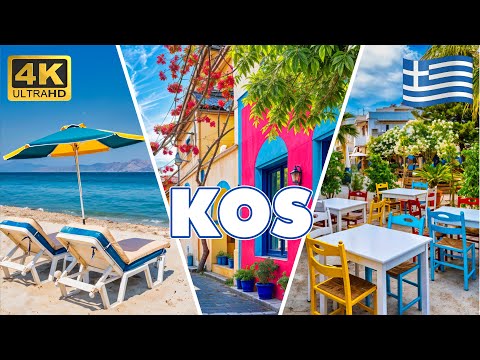 KOS Island - Greece 🇬🇷 | Top Best Beaches & Attractions! 🌟🏖️ | Travel Guide [4K UHD]